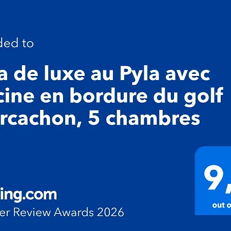 De Luxe Au Pyla Avec Piscine En Bordure Du Golf D'arcachon, 5 빌라
