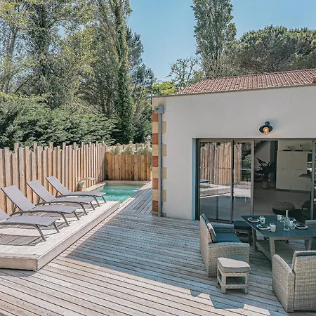 De Luxe Au Pyla Avec Piscine En Bordure Du Golf D'arcachon, 5 Villa *