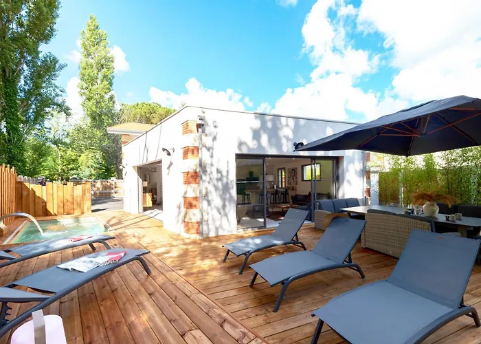 De Luxe Au Pyla Avec Piscine En Bordure Du Golf D'arcachon, 5 * La Teste-de-Buch