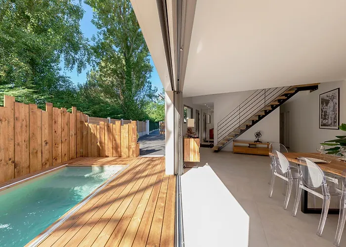 וילה De Luxe Au Pyla Avec Piscine En Bordure Du Golf D'arcachon, 5 *