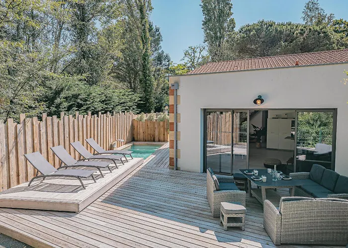 De Luxe Au Pyla Avec Piscine En Bordure Du Golf D'arcachon, 5 Villa *