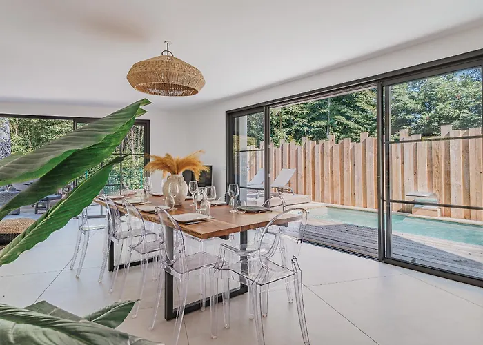 De Luxe Au Pyla Avec Piscine En Bordure Du Golf D'arcachon, 5 *